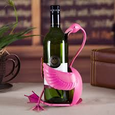 Handmade Flamingo Wine Bottle Holder – Where Art Meets Practicality!