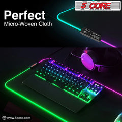 🔮🌈 GlowMat Pro: 12-Mode RGB Gaming Mouse Pad 🌟🎮