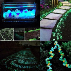 Transform Your Outdoors with Glowing Pebbles – Add Magical Illumination to Any Space!