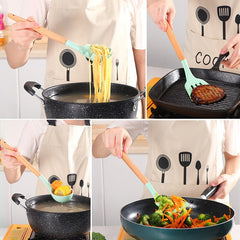 Upgrade Your Cooking with the Ultimate Non-Stick Pot Spatula and Spoon Set – The Perfect Kitchen Essentials!