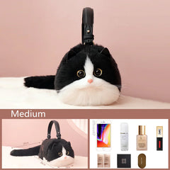 Chic Cute Cat Feline Designer Hand Made Craft Bag for Women