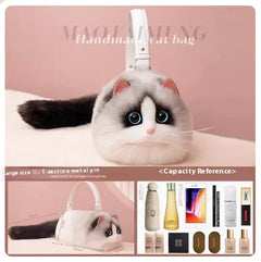 Chic Cute Cat Feline Designer Hand Made Craft Bag for Women