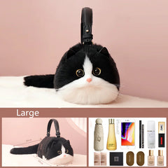 Chic Cute Cat Feline Designer Hand Made Craft Bag for Women