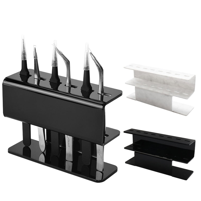 Acrylic Eyelash Tweezers Storage Stand