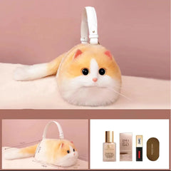 Chic Cute Cat Feline Designer Hand Made Craft Bag for Women