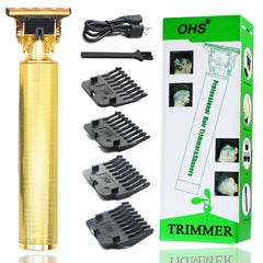 USB Vintage Electric Hair Trimmer – Stylish, Portable & Ready for Any Look!