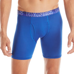 Hanes mens X-Temp 4-Way Performance Stretch Mesh 3-Pack Boxer Brief Large Assorted-3