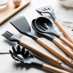 Upgrade Your Cooking with the Ultimate Non-Stick Pot Spatula and Spoon Set – The Perfect Kitchen Essentials!