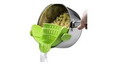 Upgrade Your Kitchen with the Premium Silicone Pot Strainer – Effortless Straining and Perfect Precision Every Time!