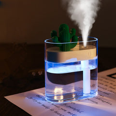 Ultrasonic Air Humidifier Cactus Light USB Essential