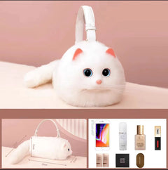 Chic Cute Cat Feline Designer Hand Made Craft Bag for Women