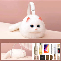 Chic Cute Cat Feline Designer Hand Made Craft Bag for Women