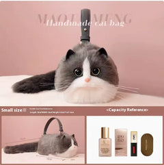 Chic Cute Cat Feline Designer Hand Made Craft Bag for Women