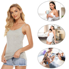 Essential Comfort 5-Piece Women’s Camisole Tank Top Set