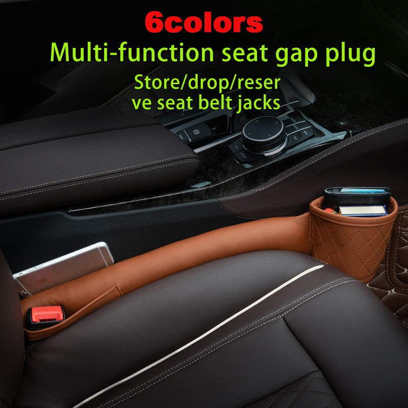 Say Goodbye to Lost Items with the Leather Car Seat Gap Filler – The Stylish Solution to a Clean, Organized Ride!