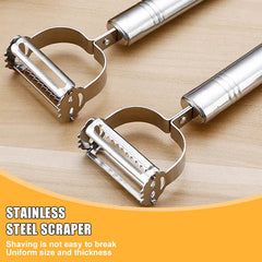 Precision Stainless Steel Kitchen Vegetable Peeler – Effortless Slicing & Peeling for Every Chef!