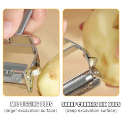 Precision Stainless Steel Kitchen Vegetable Peeler – Effortless Slicing & Peeling for Every Chef!