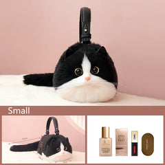 Chic Cute Cat Feline Designer Hand Made Craft Bag for Women