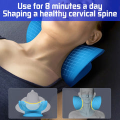 Transform Your Comfort with the Neck & Shoulder Pain Relief Stretcher Pillow!