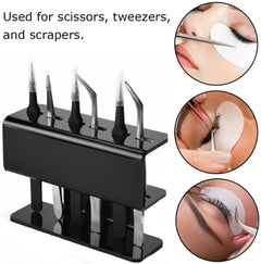 Acrylic Eyelash Tweezers Storage Stand