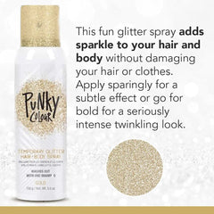 Shine Boldly with Punky Temporary Hair & Body Glitter Spray