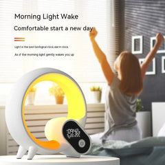 Smart Night Light 🌙  with Soothing Sounds ✨ & Vibrant Colors 🌈 Sleep Better Tonight!