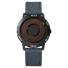 Eutour Original Iron Ball Magnetic Pointer Quartz Watch – Where Precision Meets Unconventional Style!