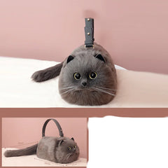 Chic Cute Cat Feline Designer Hand Made Craft Bag for Women