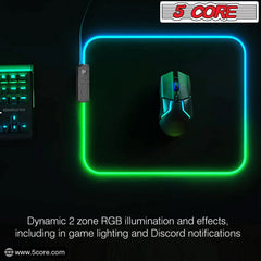 🔮🌈 GlowMat Pro: 12-Mode RGB Gaming Mouse Pad 🌟🎮