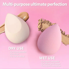 Makeup Sponge Set – 7 Sponges for Flawless Application! 💖✨