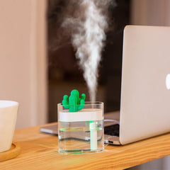 Ultrasonic Air Humidifier Cactus Light USB Essential