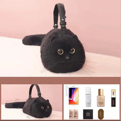 Chic Cute Cat Feline Designer Hand Made Craft Bag for Women