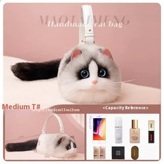 Chic Cute Cat Feline Designer Hand Made Craft Bag for Women