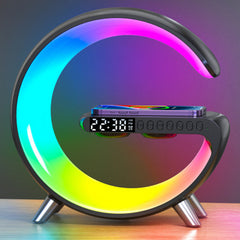 Rainbow Crescent Bluetooth Speaker Wireless Phone Charger Lamp!