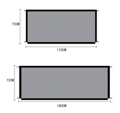 Black Foldable Pet Safety Gate – Stylish & Secure!