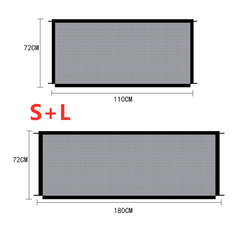 Black Foldable Pet Safety Gate – Stylish & Secure!