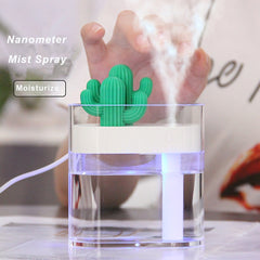 Ultrasonic Air Humidifier Cactus Light USB Essential