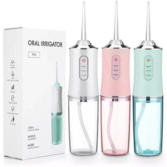 Pen Brush Cleaning Tool – USB Rechargeable Oral Irrigator with 4 Jets & 3 Modes for a Deep Clean